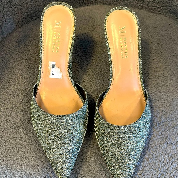 Martha Everyday Gold Metallic Heels - Picture 2 of 5